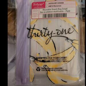Thirty-One Reusable Snack Bags - Bananas